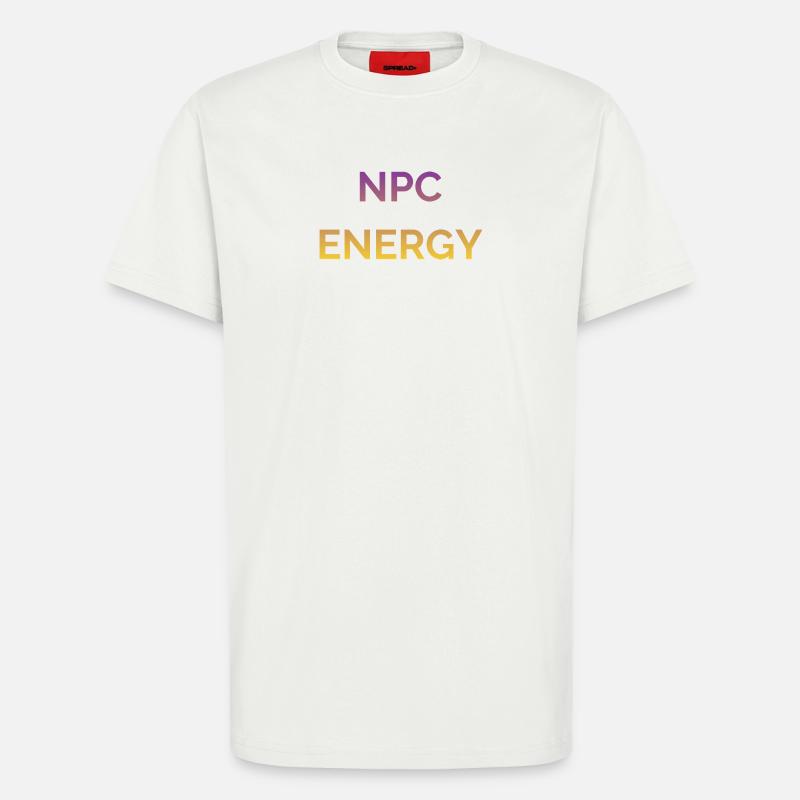 NPC Energie Gradient Logo - T-Shirt - made by SPREAD - OFF WHITE
