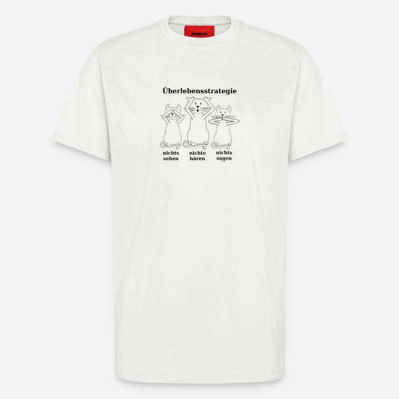 die drei schwarz - T-Shirt - made by SPREAD - OFF WHITE