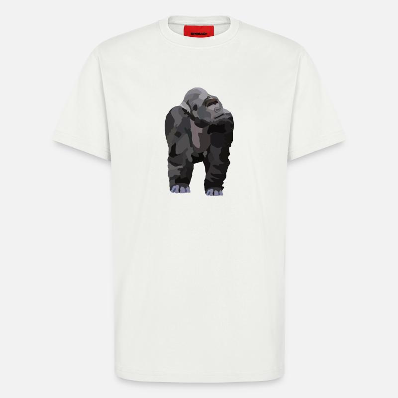 Gio, der Gorilla - T-Shirt - made by SPREAD - OFF WHITE