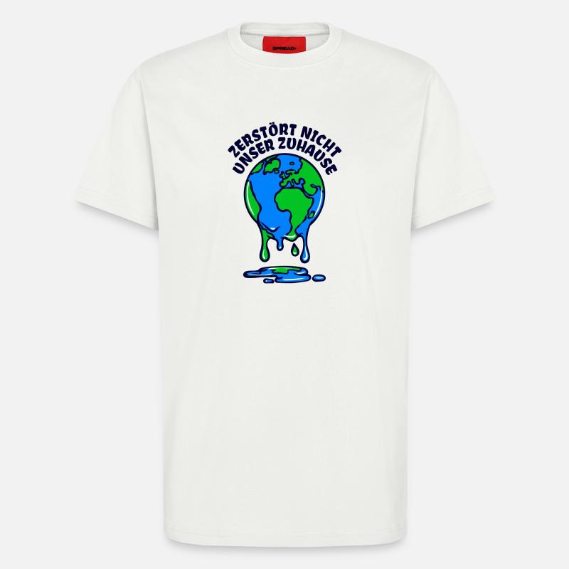 Umwelt Mutter Erde Umweltschutz Statement - T-Shirt - made by SPREAD - OFF WHITE