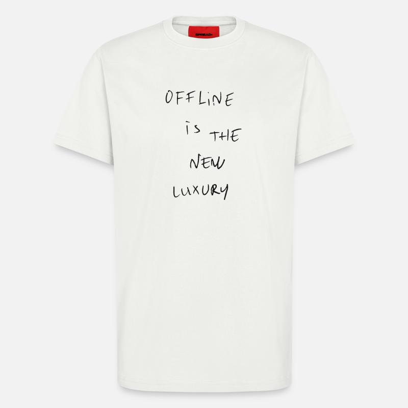 Offline - T-Shirt - made by SPREAD - OFF WHITE