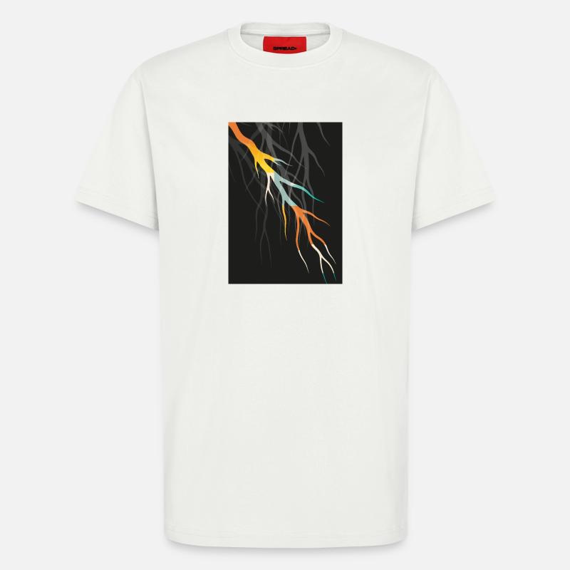 Abstract Root Art Geometric Modern Art - T-Shirt - made by SPREAD - OFF WHITE