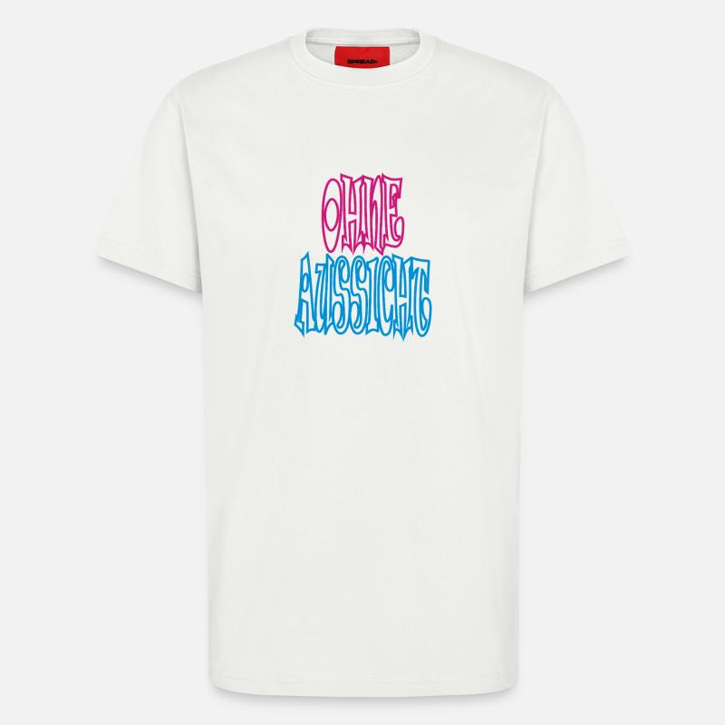 Sans vue - T-shirt bio décontracté fabriqué en UE - OFF WHITE
