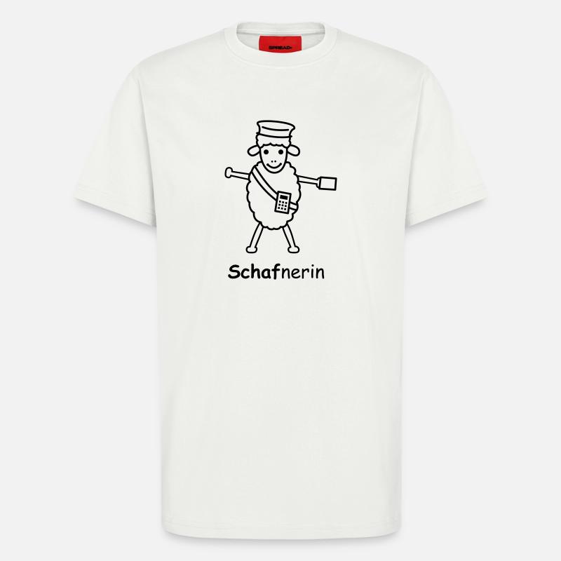 TIB_Schaf-nerin - T-Shirt - made by SPREAD - OFF WHITE