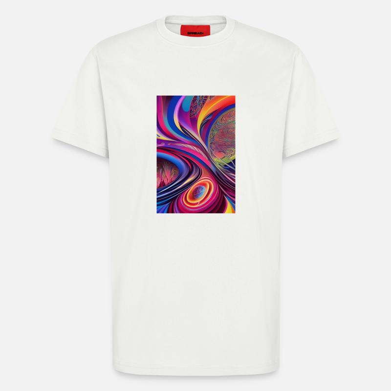 Abstrakte Kunst - T-Shirt - made by SPREAD - OFF WHITE