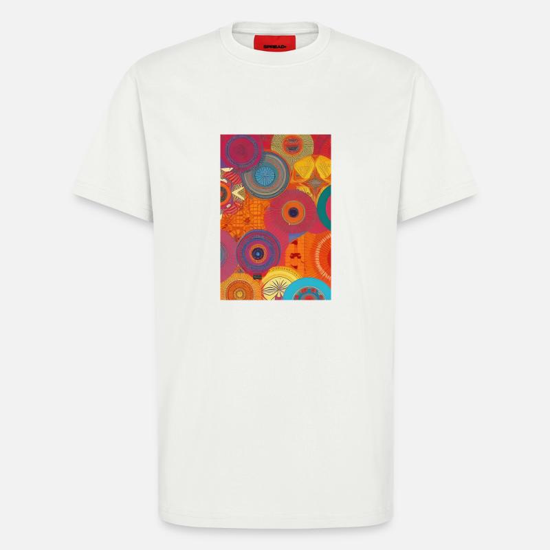 Retro Pattern - T-Shirt - made by SPREAD - OFF WHITE
