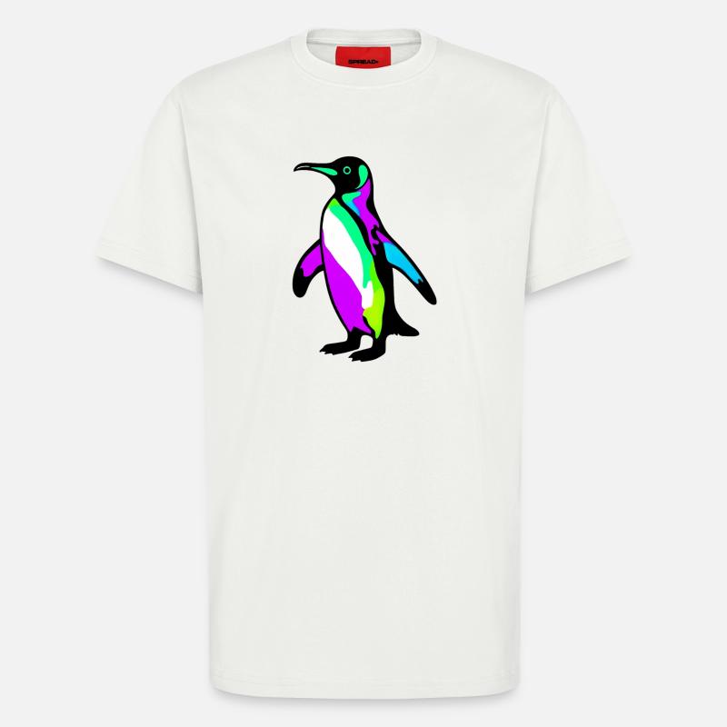 Penguin - T-Shirt - made by SPREAD - OFF WHITE