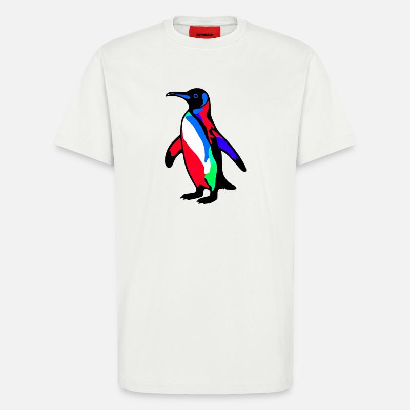 Pinguin - T-Shirt - made by SPREAD - OFF WHITE