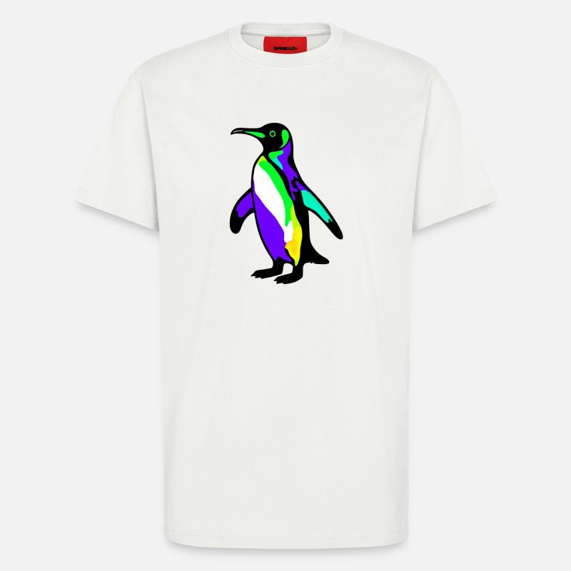 Penguin - T-Shirt - made by SPREAD - OFF WHITE