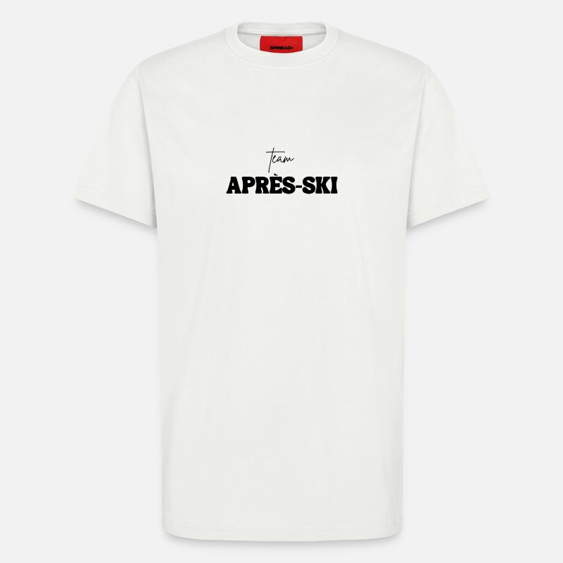 TEAM APRÈS-SKI - T-Shirt - made by SPREAD - OFF WHITE