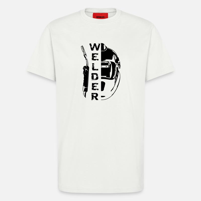 Welding Welder - T-Shirt - made by SPREAD - OFF WHITE