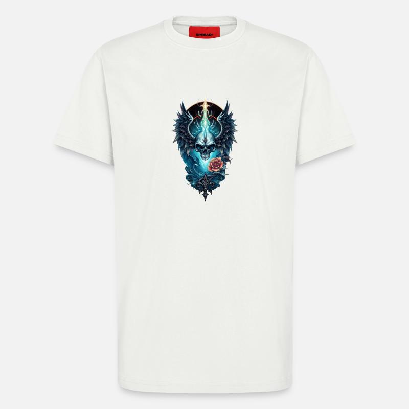 Atemberaubender Schädel - T-Shirt - made by SPREAD - OFF WHITE