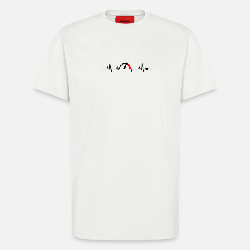 Red Segment Bow Logo Pattern - T-Shirt - made by SPREAD - OFF WHITE