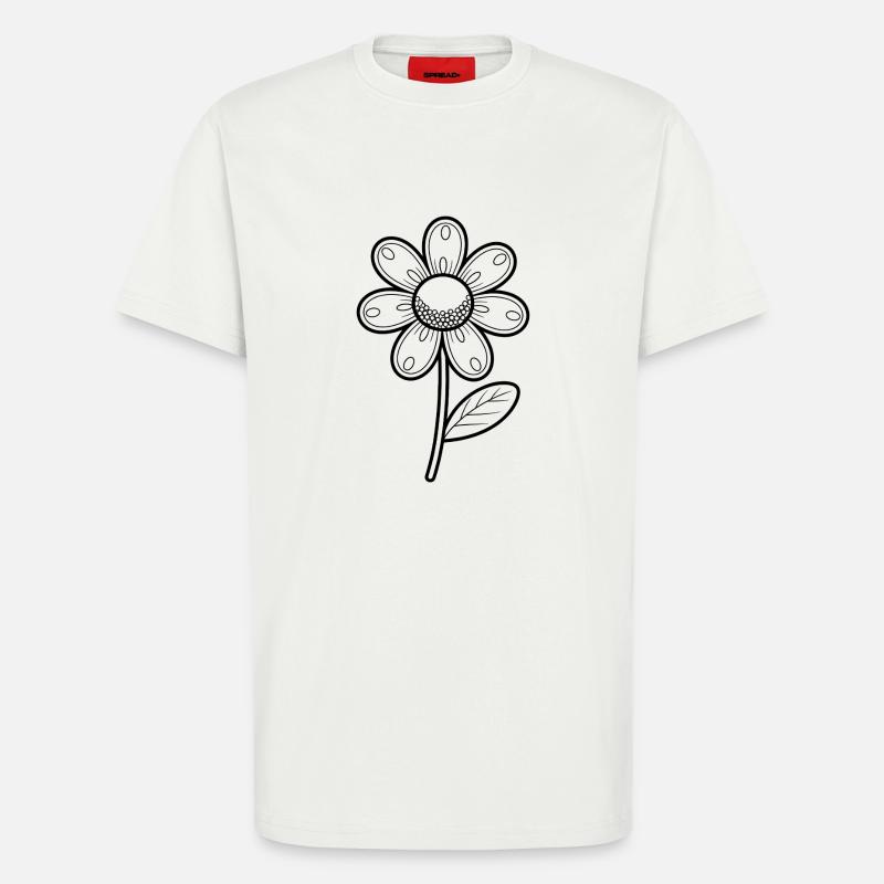 Gänseblümchen - T-Shirt - made by SPREAD - OFF WHITE