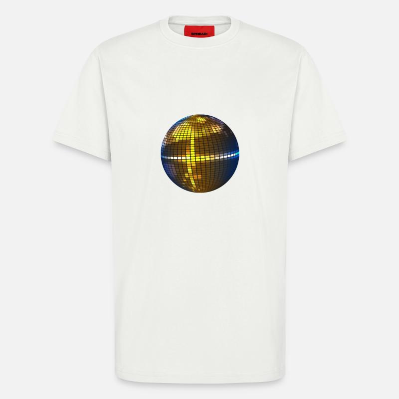 Disco Kugel - T-Shirt - made by SPREAD - OFF WHITE