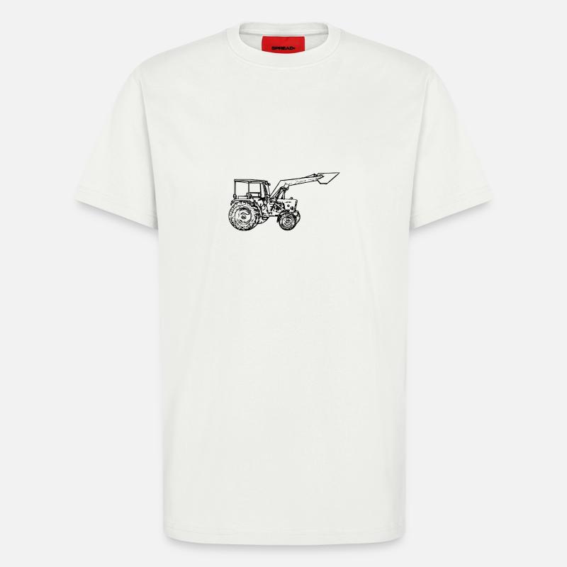 Traktor - T-Shirt - made by SPREAD - OFF WHITE