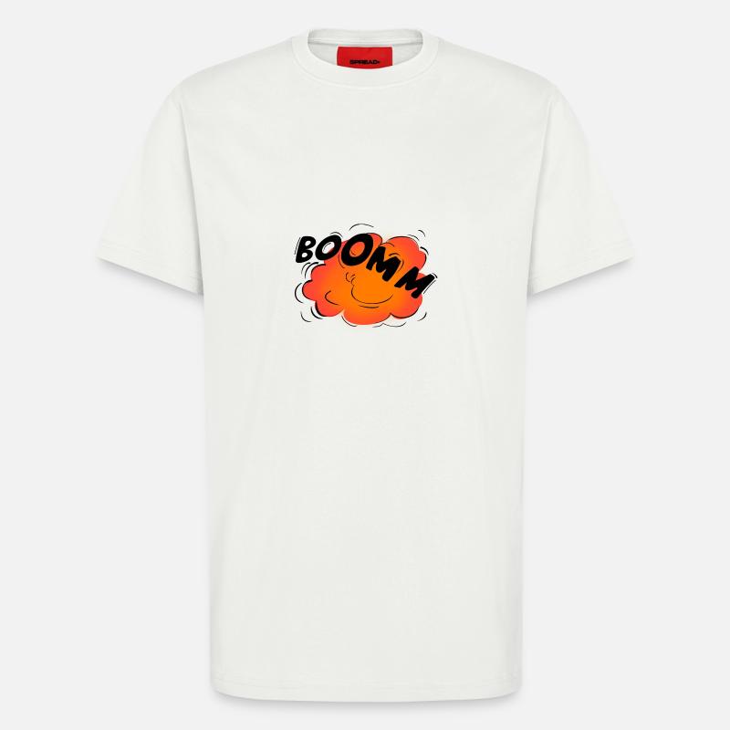 Explosion - T-Shirt - made by SPREAD - OFF WHITE