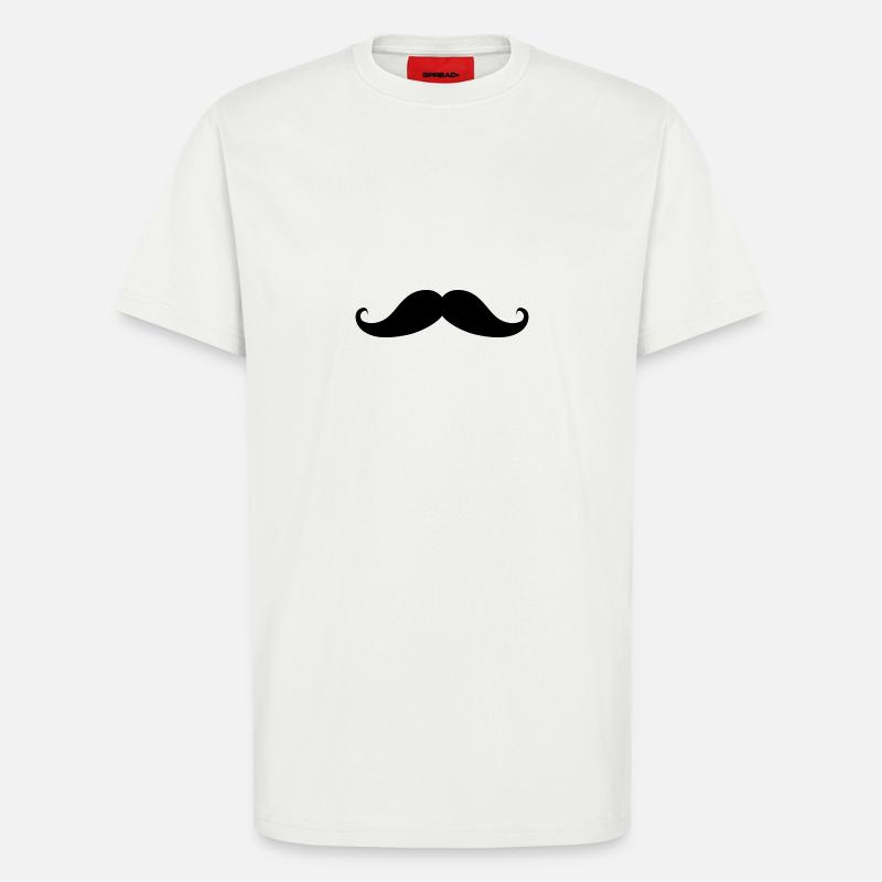 Schnurrbart - T-Shirt - made by SPREAD - OFF WHITE