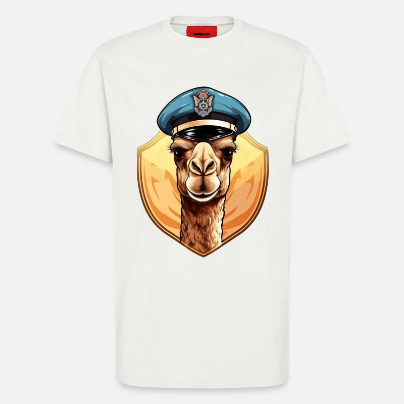 Polizei Kamel - T-Shirt - made by SPREAD - OFF WHITE