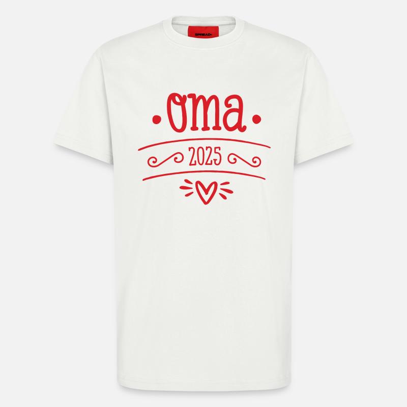 Oma werden 2025 - T-Shirt - made by SPREAD - OFF WHITE