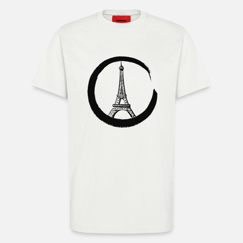 Paris Eifelturm - T-Shirt - made by SPREAD - OFF WHITE