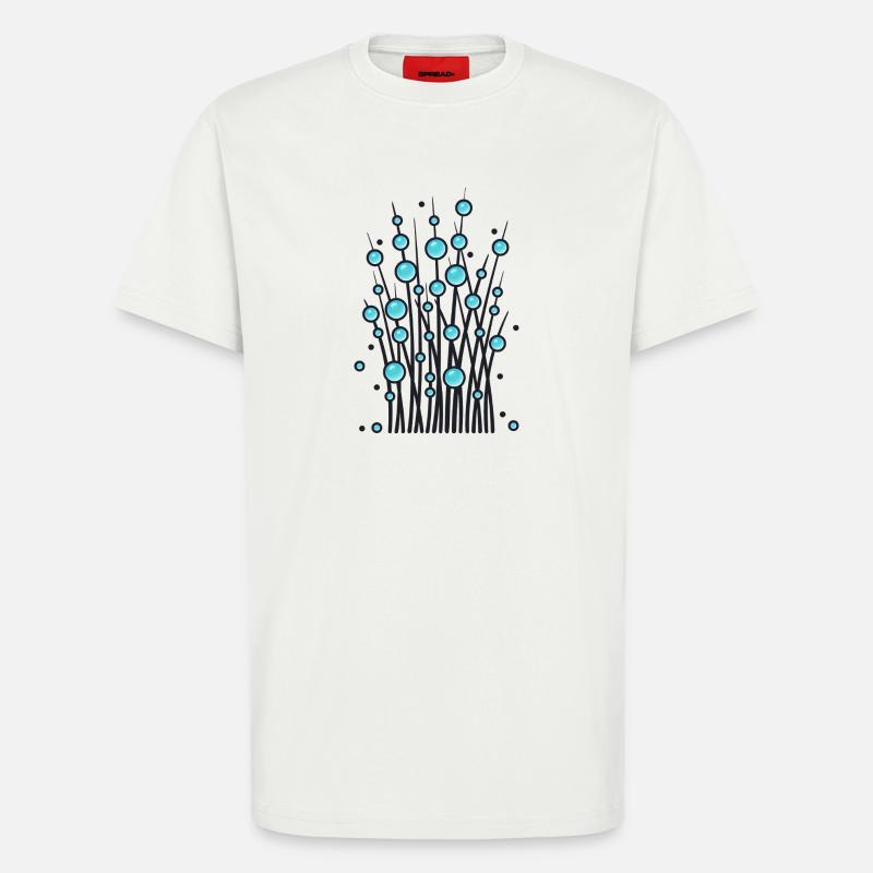 Luminous Ballen-Struktur - T-Shirt - made by SPREAD - OFF WHITE