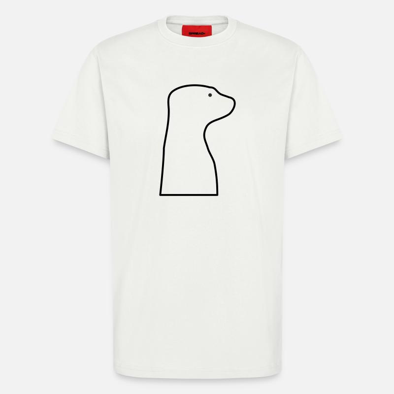 Erdmännchen - T-Shirt - made by SPREAD - OFF WHITE
