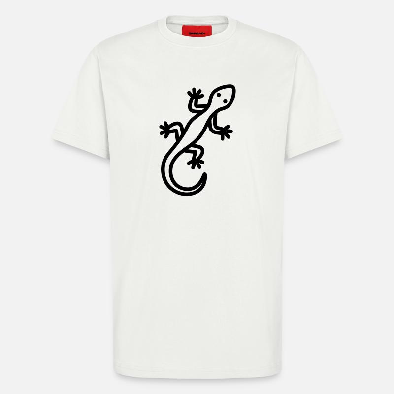 Eidechse - T-Shirt - made by SPREAD - OFF WHITE