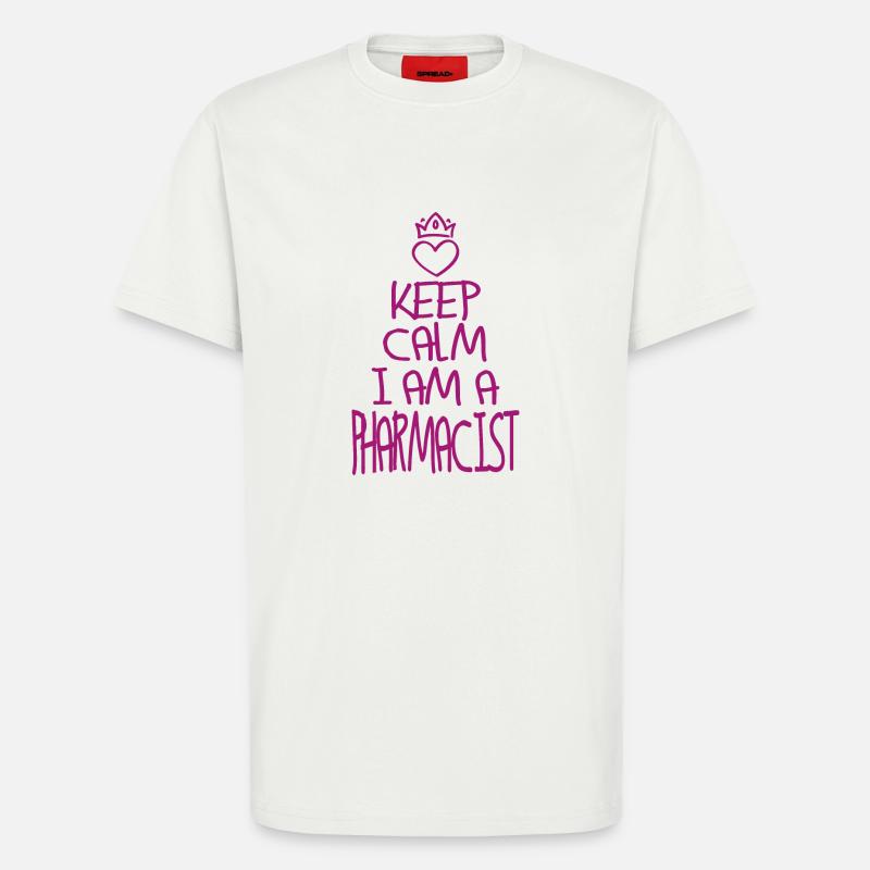 Keep Calm Apotheker cool - T-Shirt - made by SPREAD - OFF WHITE