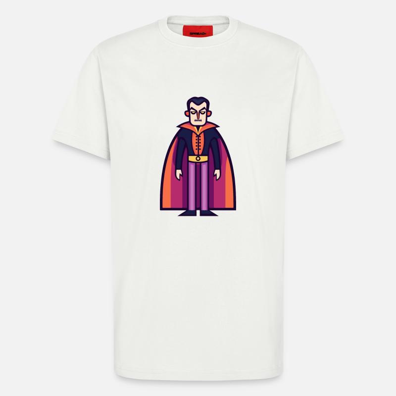 Vampire Halloween Symbol Comic - T-Shirt - made by SPREAD - OFF WHITE