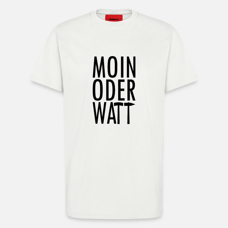 Moin oder Watt Ruhrpott - T-Shirt - made by SPREAD - OFF WHITE