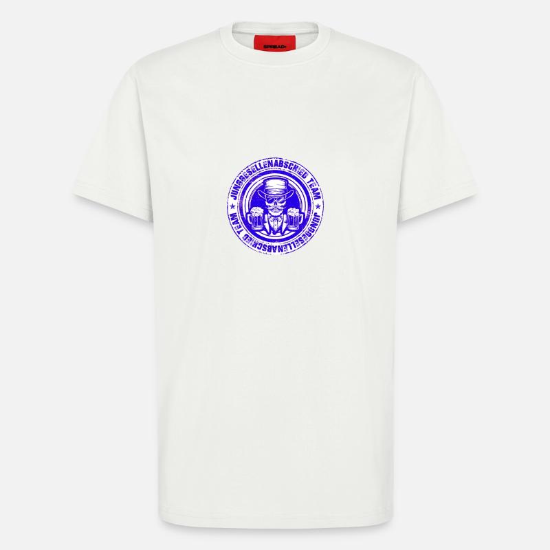 Junggesellenabschied Team Skelett - T-Shirt - made by SPREAD - OFF WHITE
