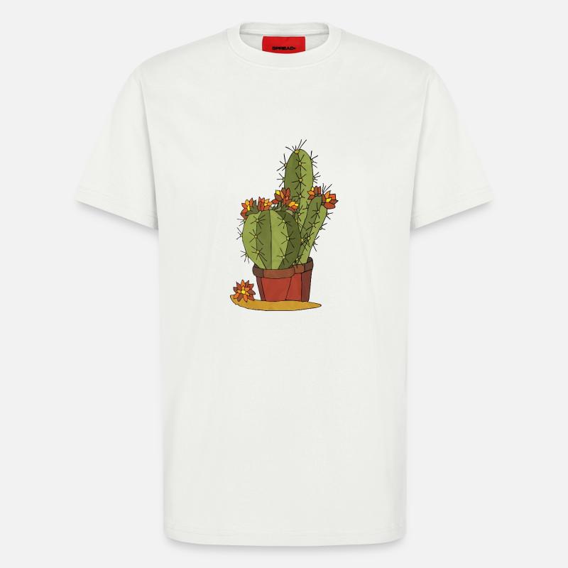 Blumen - T-Shirt - made by SPREAD - OFF WHITE