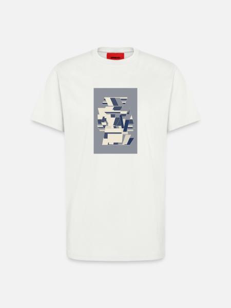 Blue Robot Warrior - T-Shirt - made by SPREAD - OFF WHITE