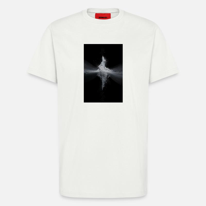 Quantum Pulse Echo - T-Shirt - made by SPREAD - OFF WHITE