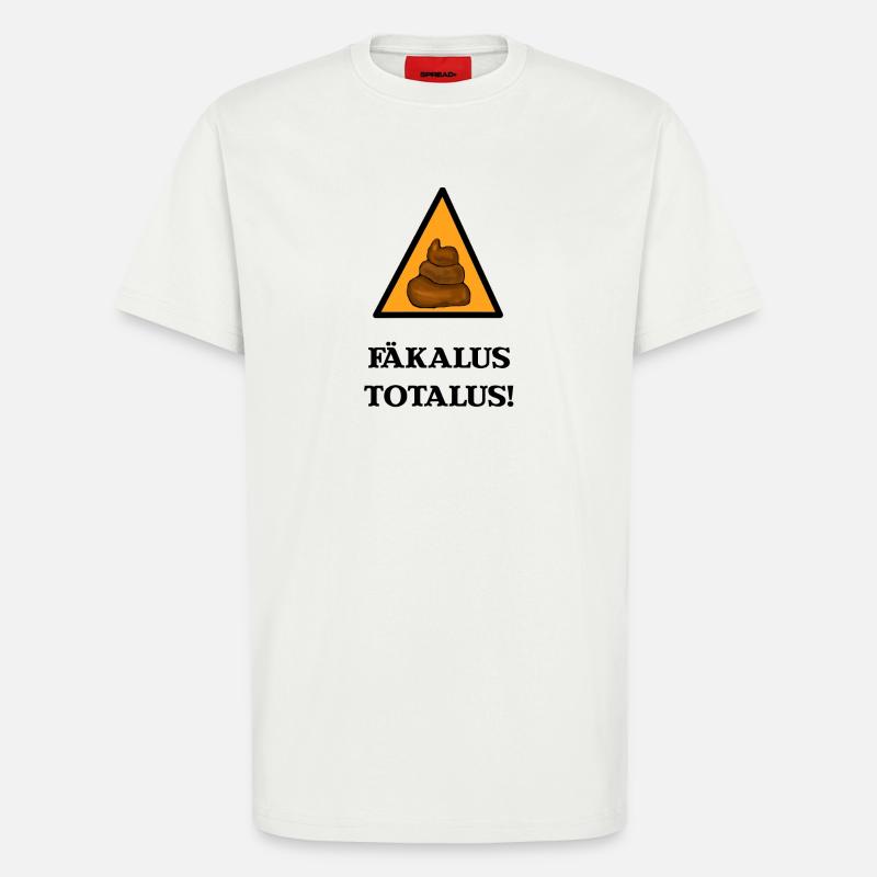 Fäkalus Totalus Witziger Zauberspruch - T-Shirt - made by SPREAD - OFF WHITE