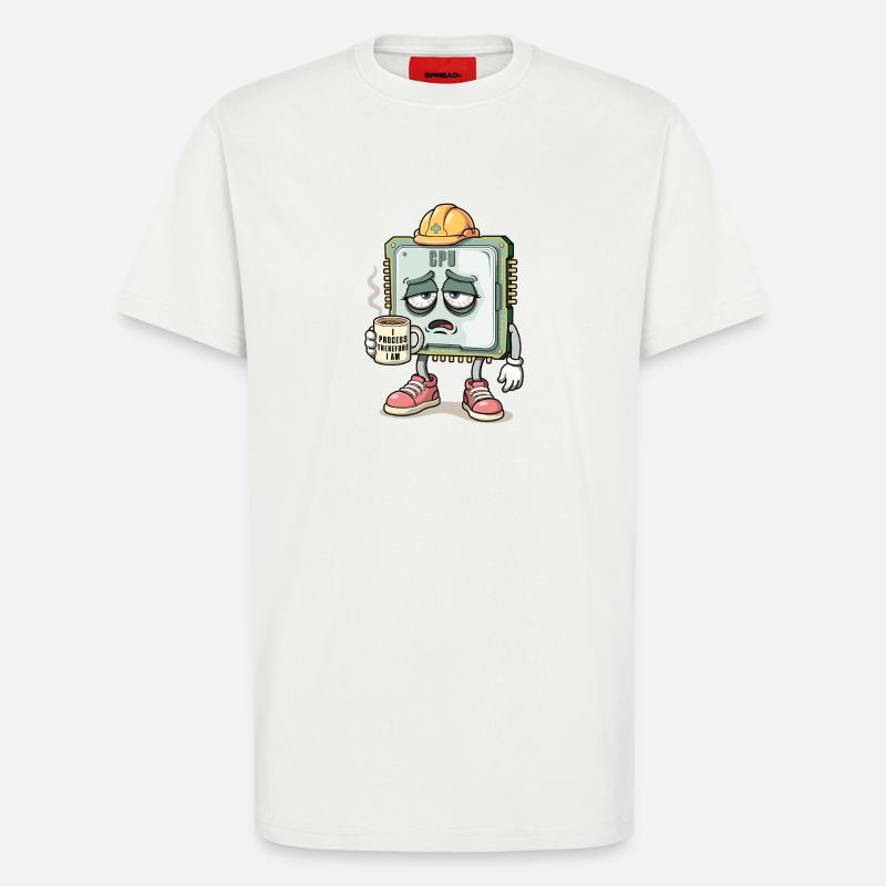CPU-Charakter - T-Shirt - made by SPREAD - OFF WHITE