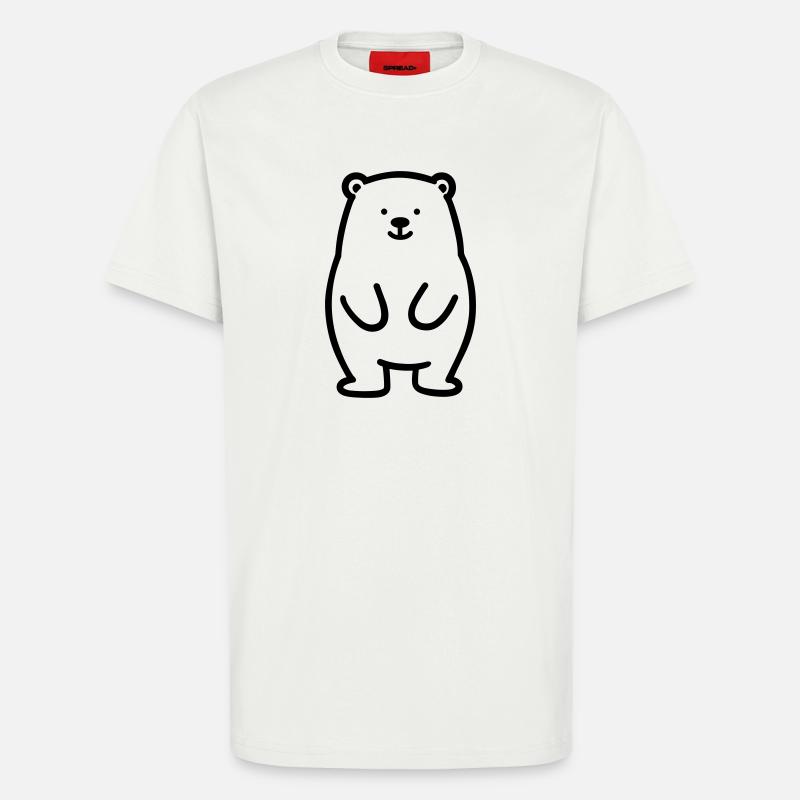Bärenjunges - T-Shirt - made by SPREAD - OFF WHITE