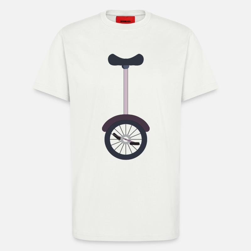 Einrad Einradfahrer - T-Shirt - made by SPREAD - OFF WHITE