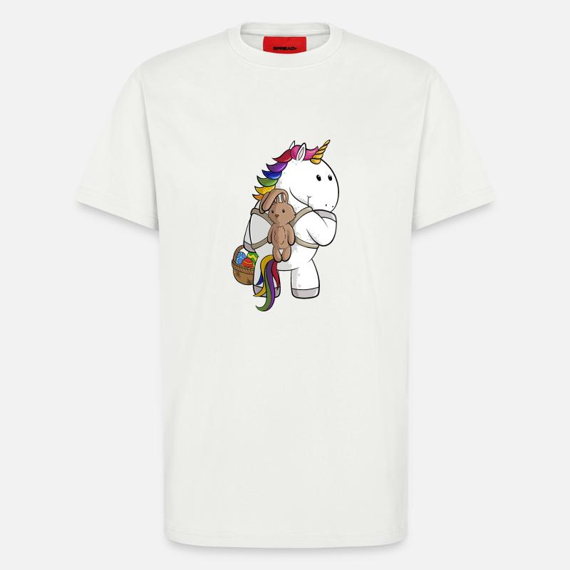 Oster Comic Einhorn - T-Shirt - made by SPREAD - OFF WHITE