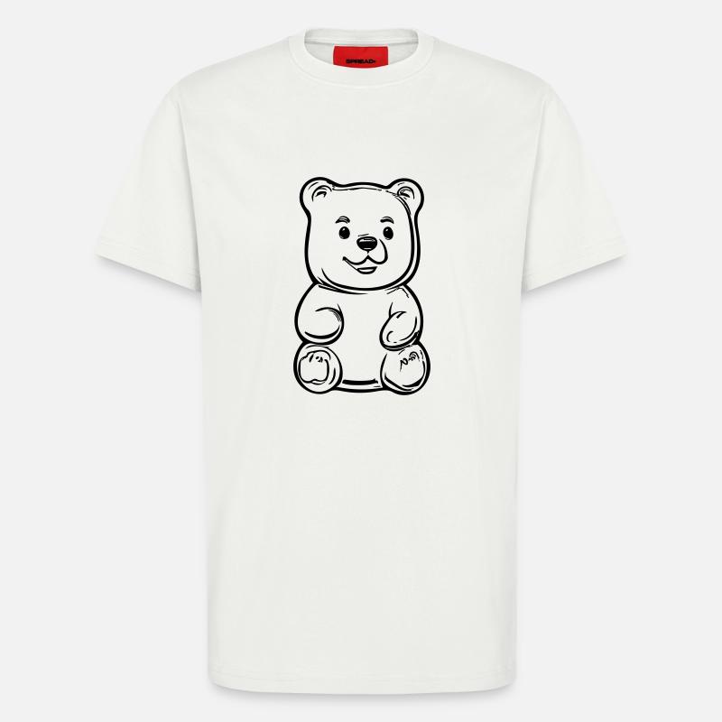 Teddybär - T-Shirt - made by SPREAD - OFF WHITE