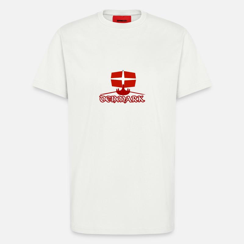 Denmark - T-Shirt - made by SPREAD - OFF WHITE