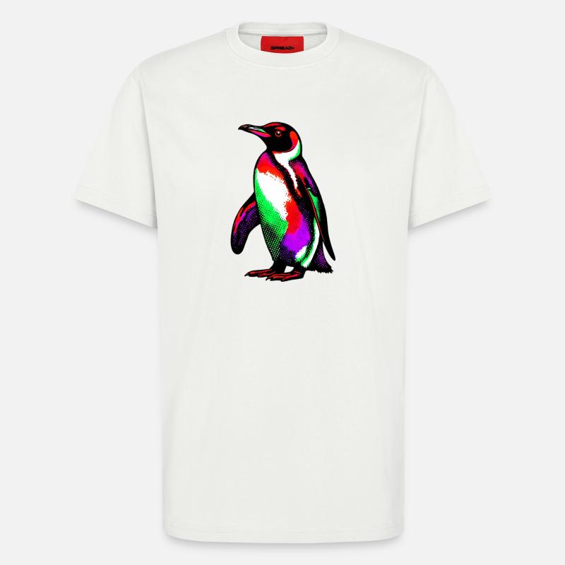 Pinguin - T-Shirt - made by SPREAD - OFF WHITE
