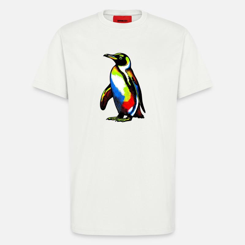 Pinguin - T-Shirt - made by SPREAD - OFF WHITE