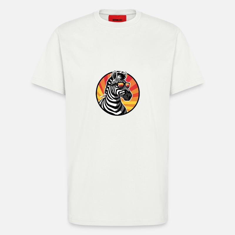 Zebra Comic Cool Sommer - T-Shirt - made by SPREAD - OFF WHITE
