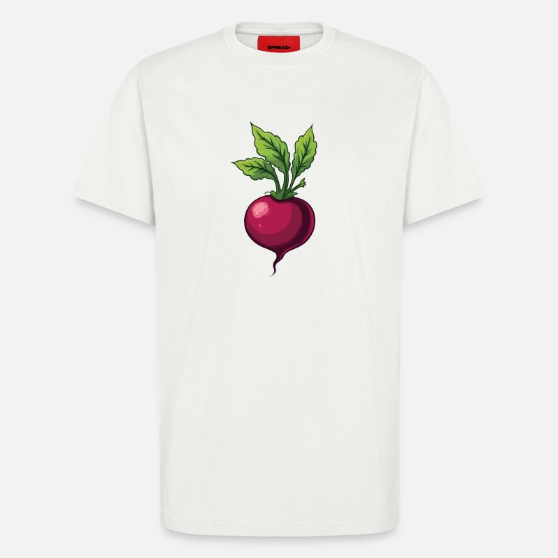 Beetroot - T-Shirt - made by SPREAD - OFF WHITE