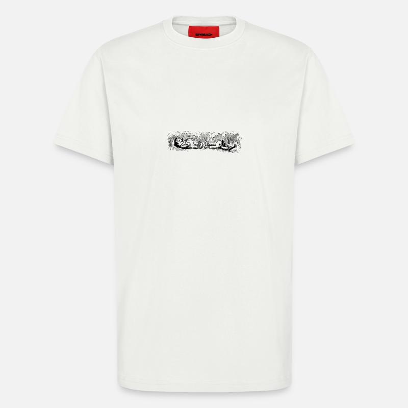 Max und Moritz 2 - T-Shirt - made by SPREAD - OFF WHITE