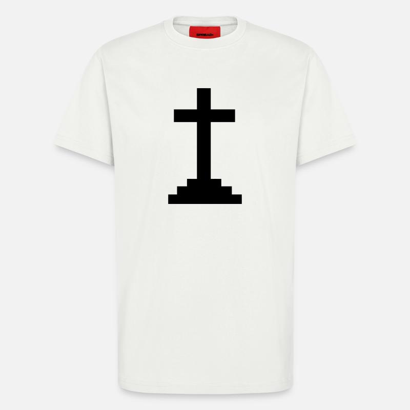 Kreuz (V) - T-Shirt - made by SPREAD - OFF WHITE