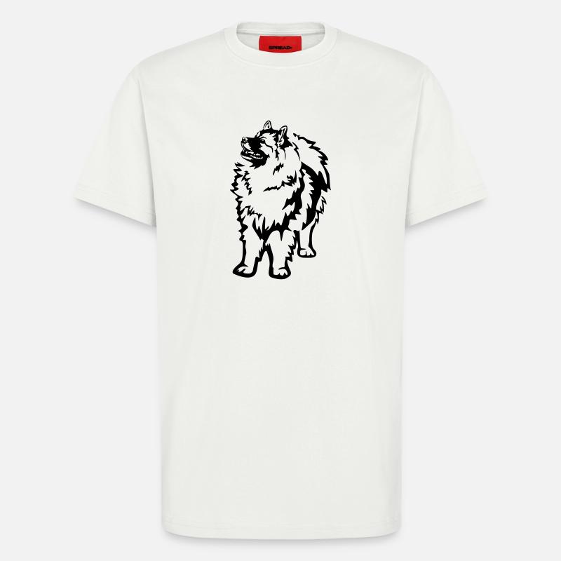 Wolfsspitz - T-Shirt - made by SPREAD - OFF WHITE