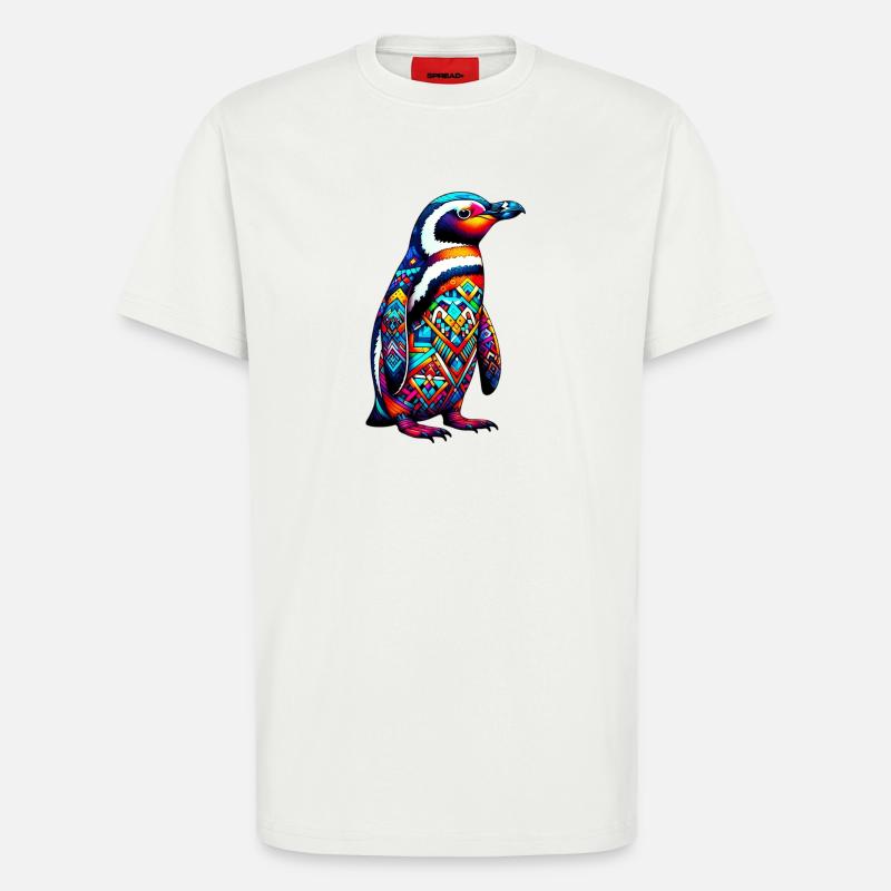 Pinguin - T-Shirt - made by SPREAD - OFF WHITE